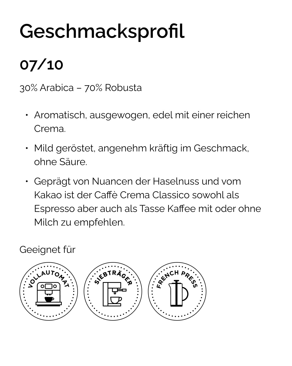 Classico Caffè Crema