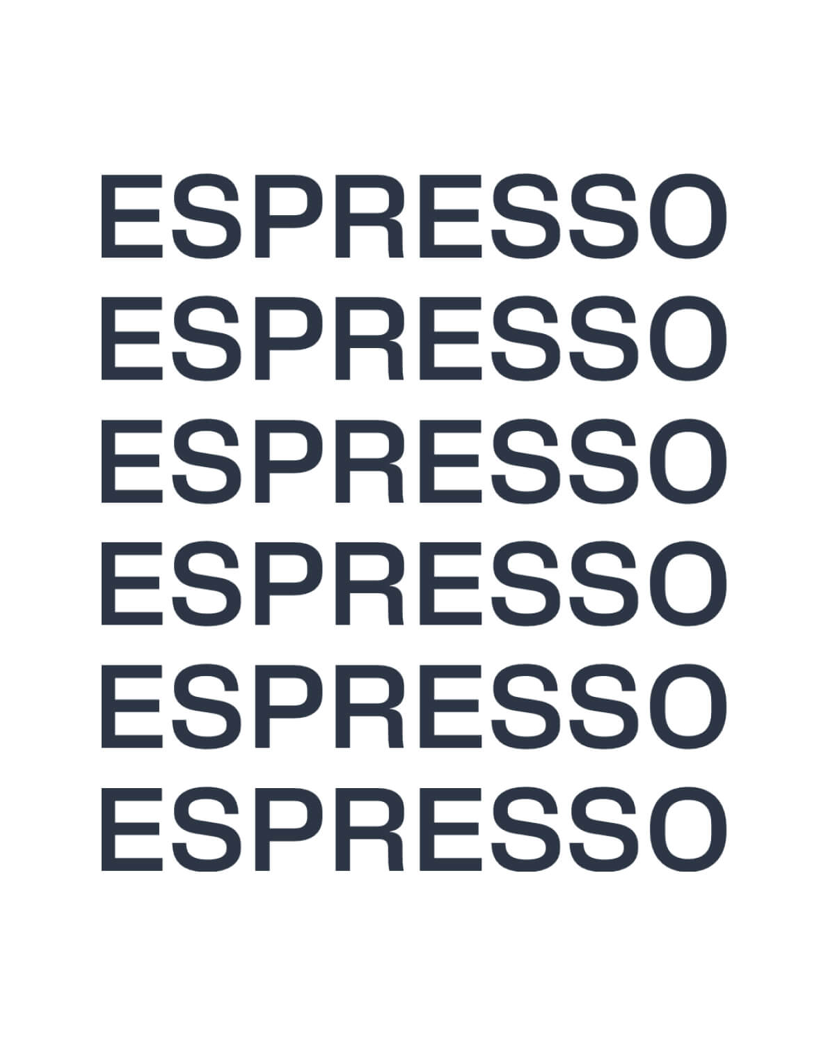 Espresso „Linea Blu“